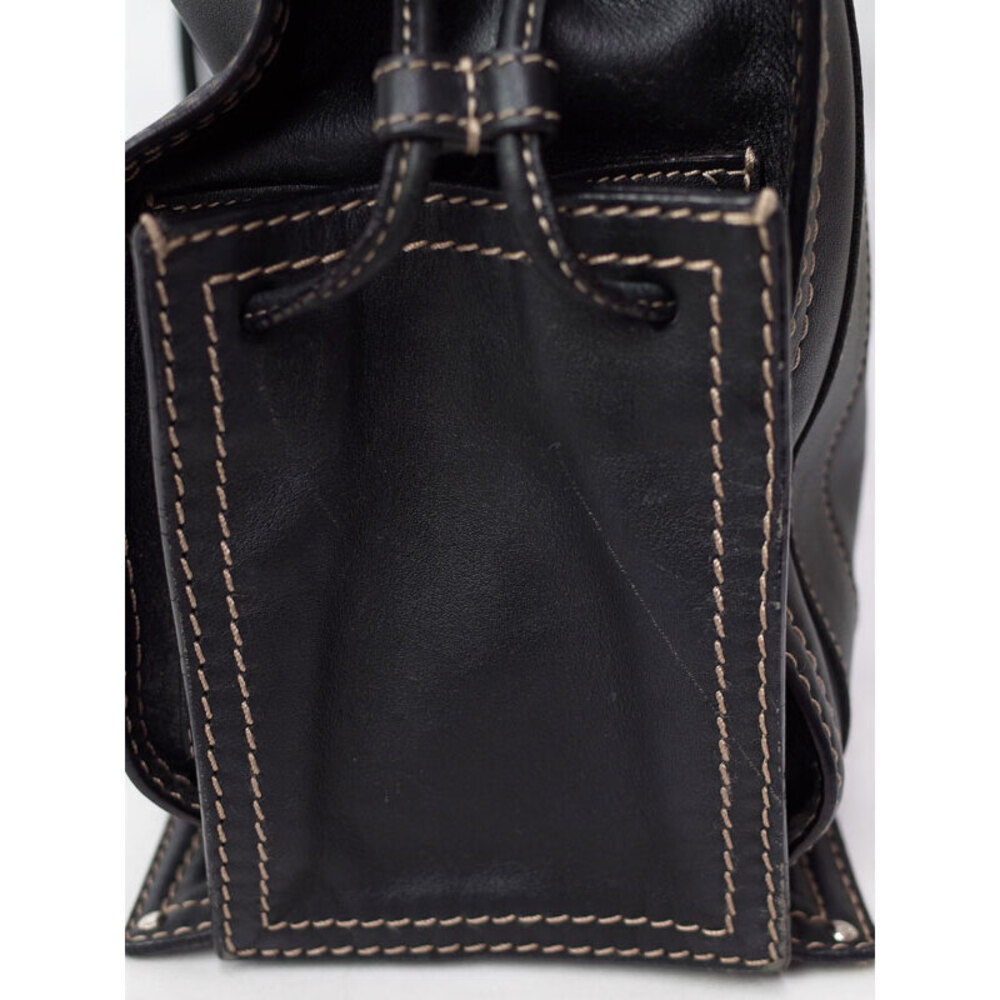 Loewe Shoulder Leather Bag Calfskin Anagram Tote - Picture 4 of 9